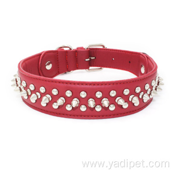 Large and medium-sized round head nail dog collar